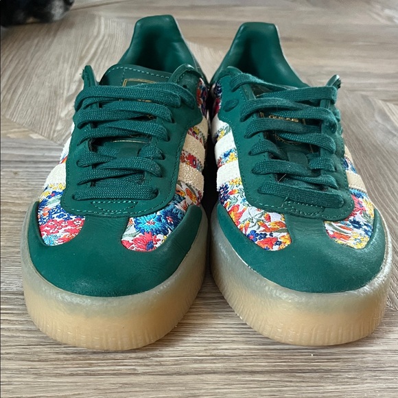 Green Floral Liberty London Samba’s - Picture 5 of 6